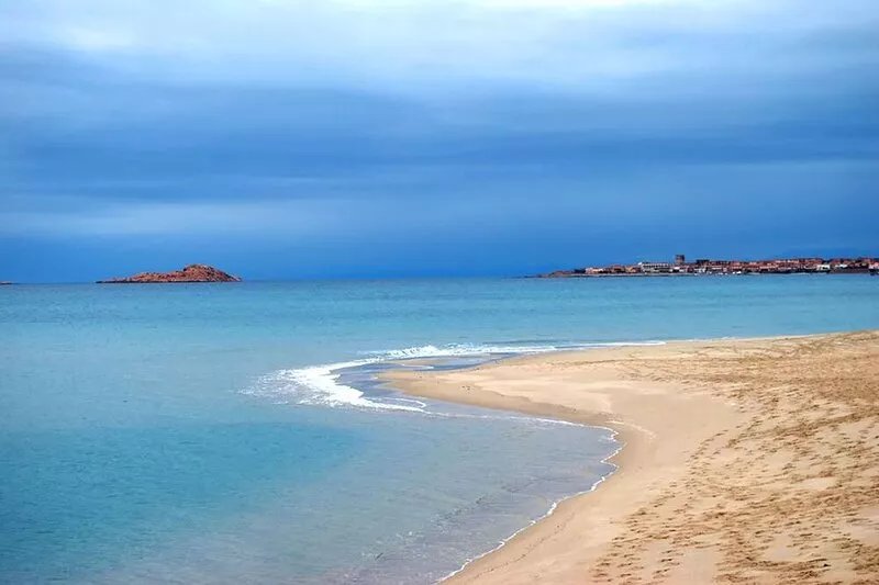 Villa Napius - private beach access on a sandy beach