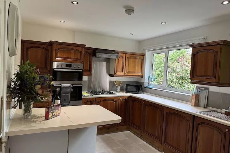 Large beautiful bungalow nested in 1/2 acre of mature gardens near Durham city
