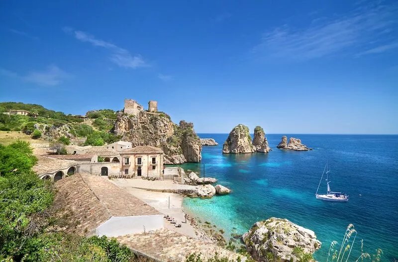 San Vito lo Capo Sea Front Home Holiday Villa Canneto