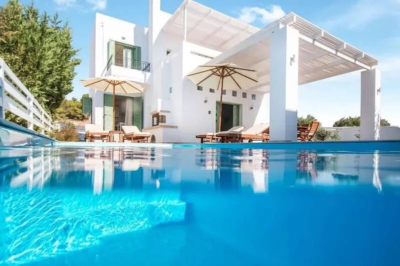 Luxury Holiday Villa Rental in Rhodes - Gennadi - sleeps 4 adults and 2 children