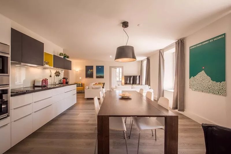 Spacious apartment with terrace lounge and wellness area