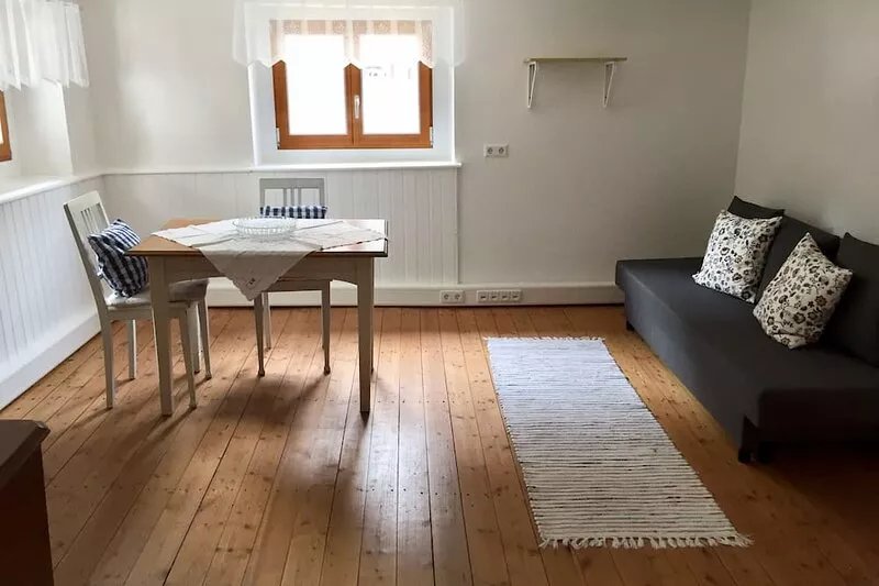 Romantic, listed holiday apartment in Freiburg-Herdern on the church square