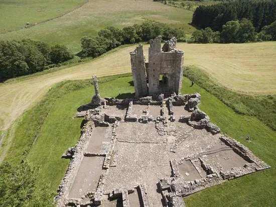 Edlingham Castle and Edlingham Church