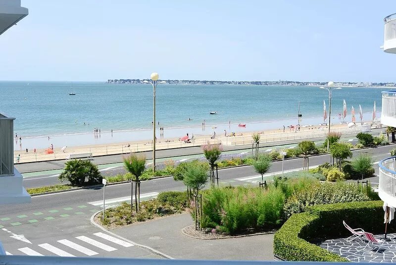 Studio in a building in the middle of the beach in La Baule 4 nights minimum.