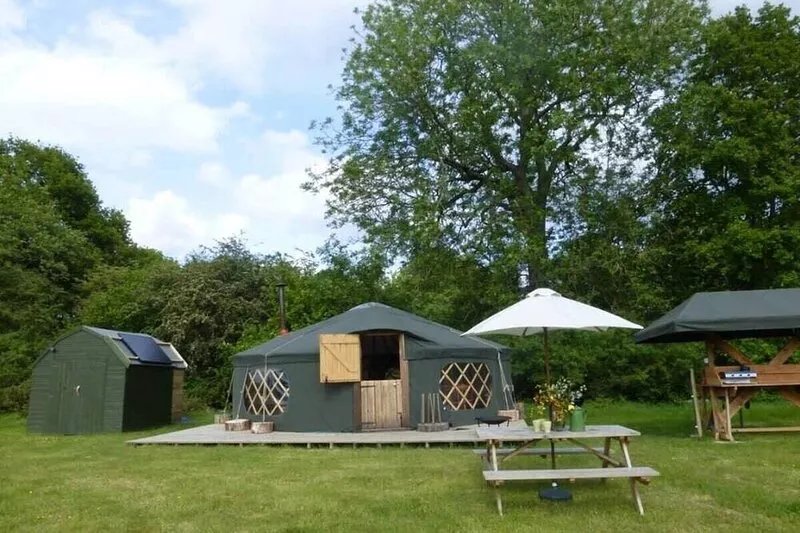 'Chestnut' Yurt in West Sussex countryside