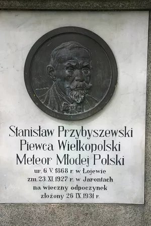 The monument of Stanislaw Przybyszewski