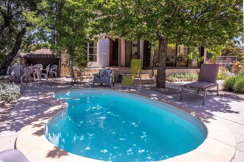 Charming Rustic Stone House with Pool in Idyllic Rural Setting near Mt Ventoux.