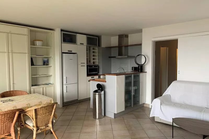 Appartement Très Belle vue mer et Falaise, Parking, Wifi, Terrasse