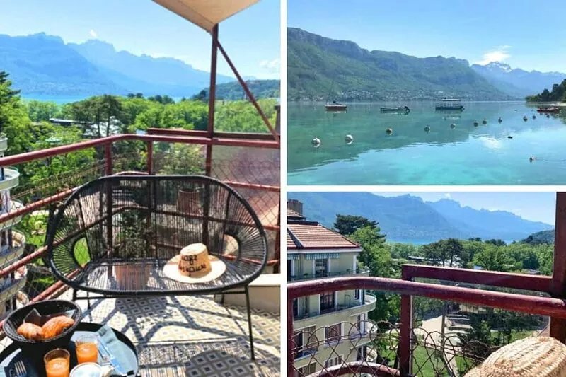Up there "apartment. 200m from the lake, terrace lake view