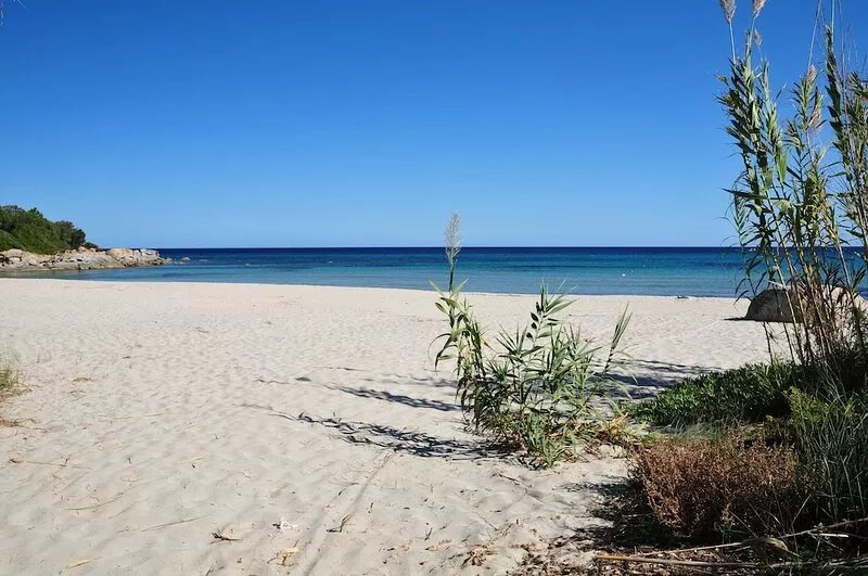 House with garden and porch 100 meters from the sea, free and equipped beach
