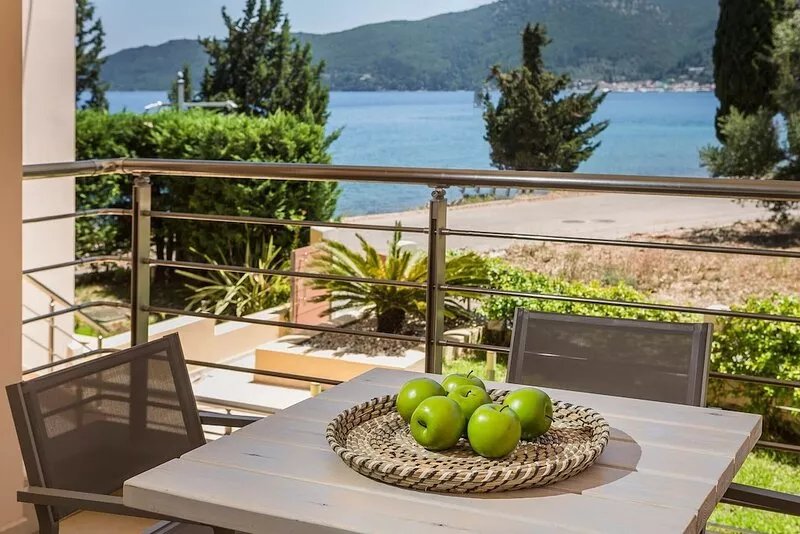 Deluxe Kefalonia Apartment | Apartment Crocus | 1 Bedroom | Shared Pool | Sea