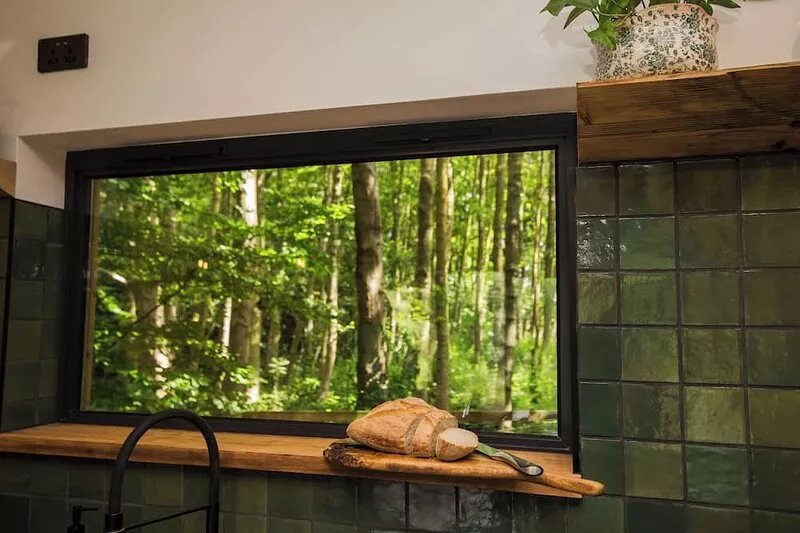 Secluded Yorkshire Cabin with Private Lake, Sauna & Fire Pit