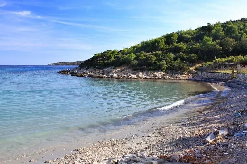 Studio flat with terrace and sea view Milna, Vis (AS-8490-a)