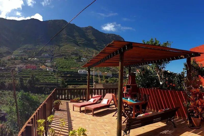 Comfortable house with views of the Hermigua Valley