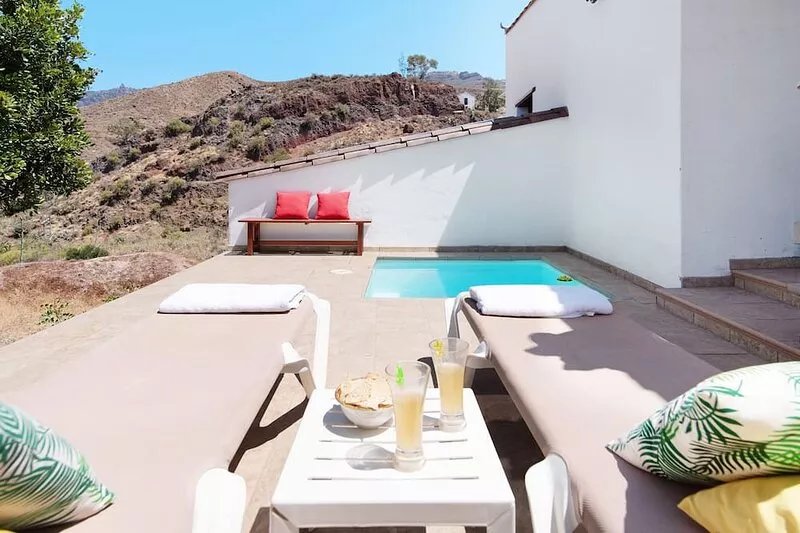 Accessible Vacation Home 'El Algarrobero' with Mountain View & Private Pool