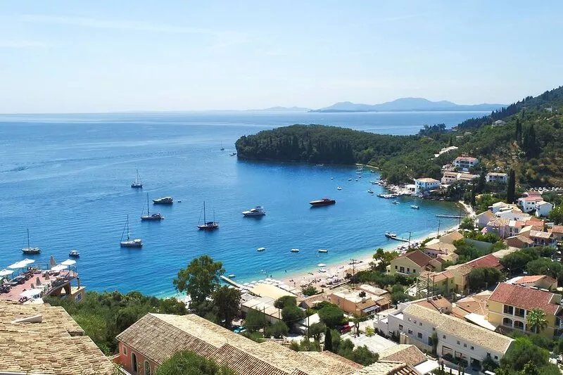 Penelope Stone: Charming 2-story House above Kalami, Corfu
