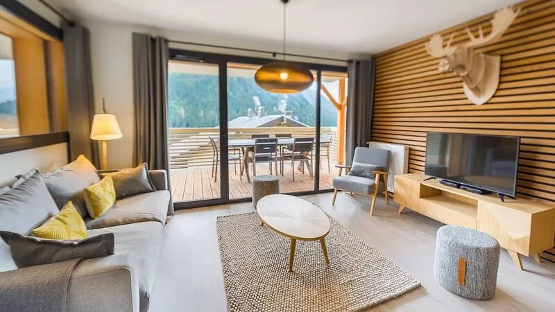 6-person flat - modern, central, ski in, ski out