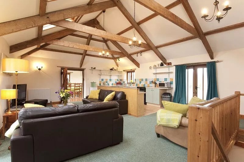 Spacious,converted barn near beach at Crackington Haven, nr. Bude.