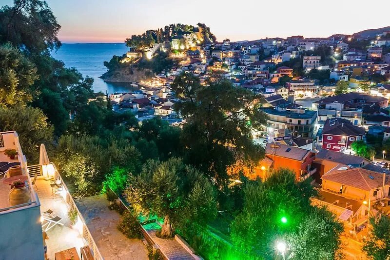 Villa Parga.  3 floor with private pool  in the center , stunning view