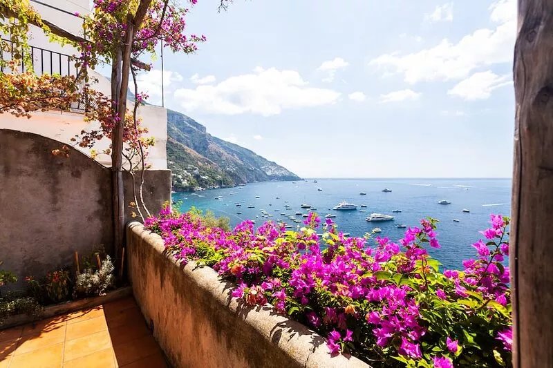 Positano: Villa Ibiscus ancient villa at 50m on the sea in the heart of Positano