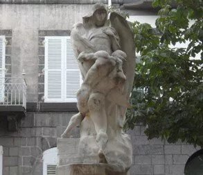 La Lutte de Jacob Avec l'Ange (Auguste Carli - 1902)