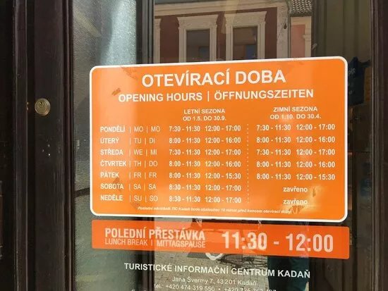 Turisticke informacni centrum Kadan