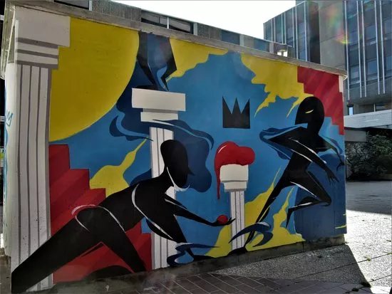 Fresque "Only Thruth is a Myth"
