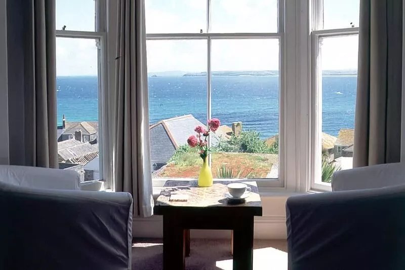 Stunning views from a beautiful spacious house close to beach and town