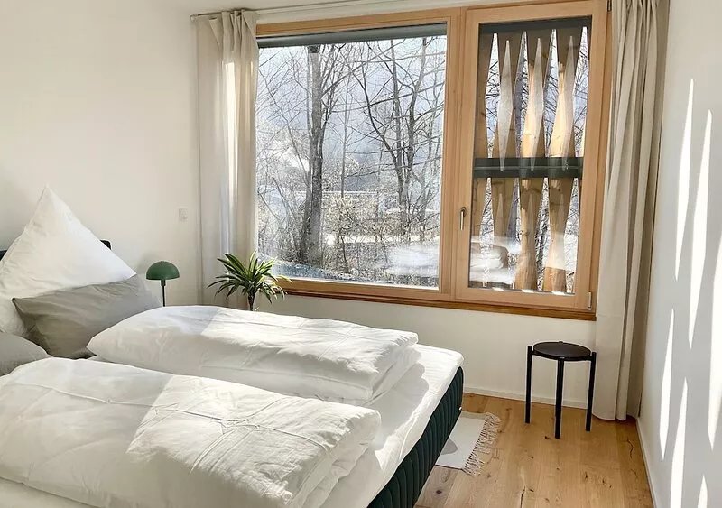 Modern apartment #1 with private sauna and bathtub