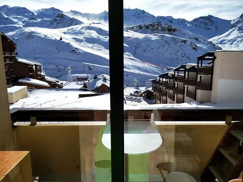 Val Thorens, Reine Blanche 10, south apartment; ski foot for 5/7 pers.