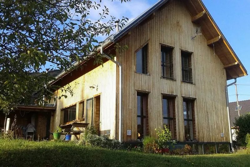 contemporary house, regional park of Chartreuse