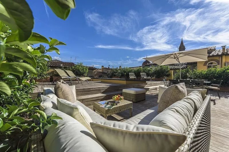 Private Panoramic Terrace with a fantastic view in the center of Florence
