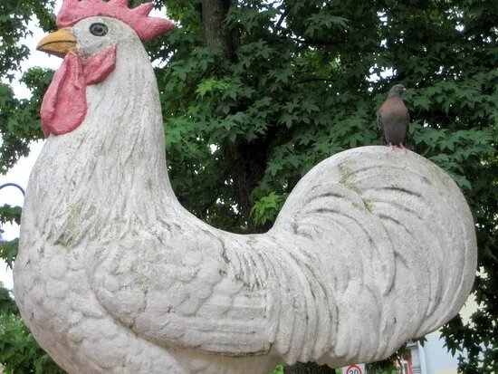 Der Meidericher " Hahn " Ein Symbol - Denkmal vom Stadtteil Duisburg