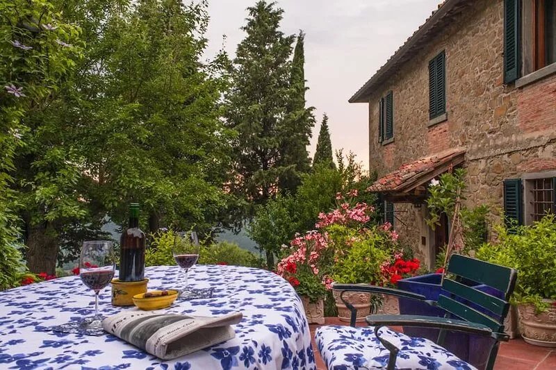 Charming Apartment With A Stunning View In The Heart Of Chianti Classico