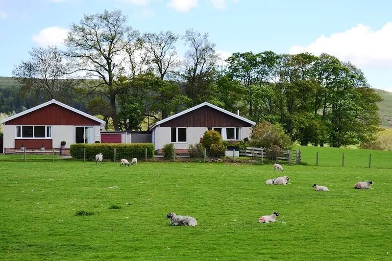 A 3 bedroomed bungalow with superb views.
