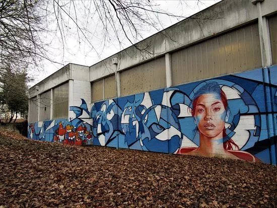 Fresque en hommage a la Marseillaise