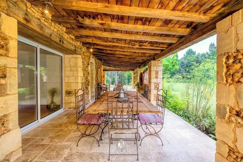 Dezie Manor Orangerie and Gardens near Sarlat la Caneda