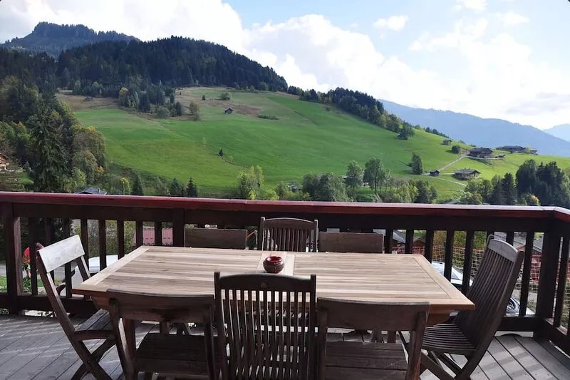 semi-detached chalet breathtaking view