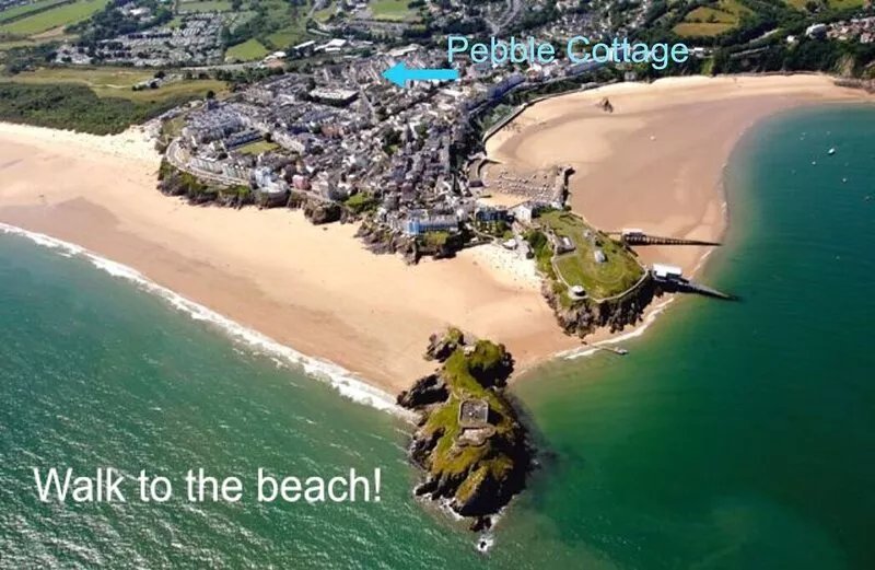 Pebble Cottage, minutes from Tenby's beaches!