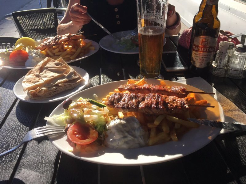 Rhodos Grekiska Kolgrillen