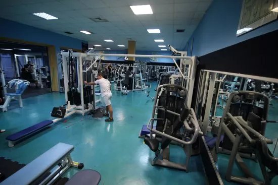 Fitness Center Blue Gym Belveder