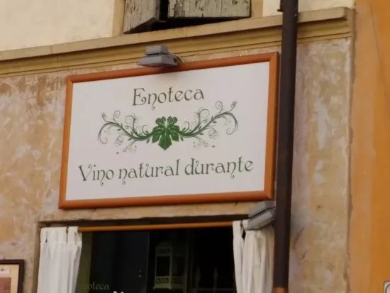 l'Enoteca Vino Natural Durante