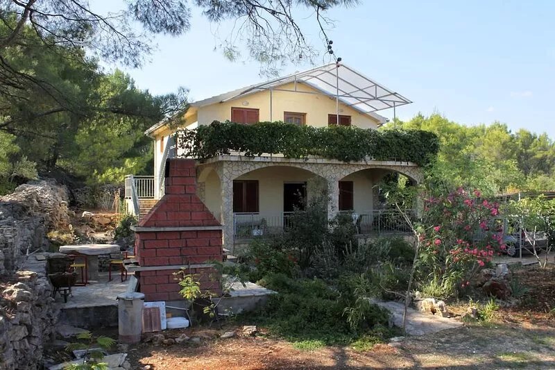 Two bedroom apartment with terrace and sea view Mudri Dolac, Hvar (A-4043-a)