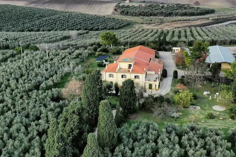Colonna Country Home, 18th century masseria surrounded by olive groves