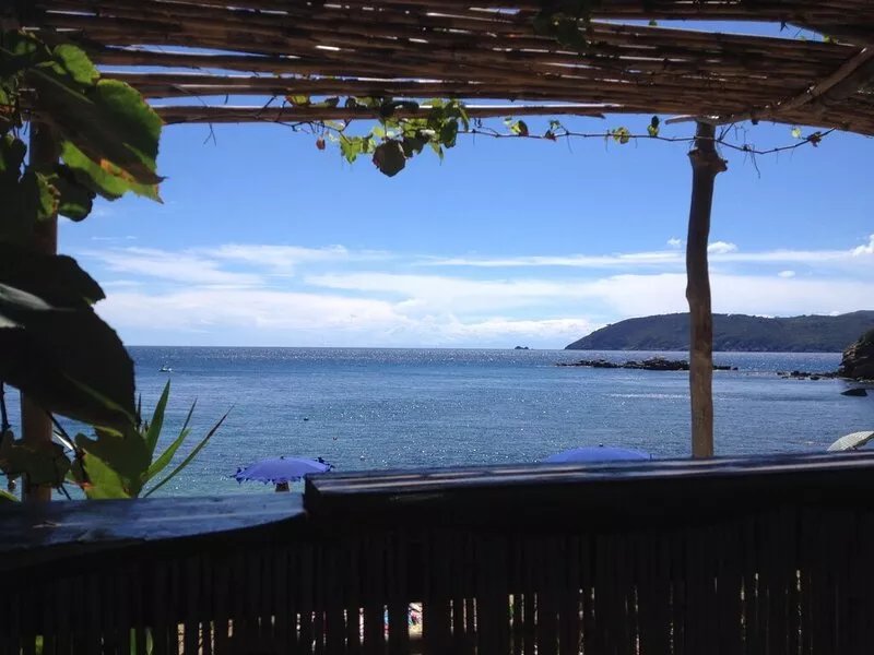 Wonderful view on Golfo Stella, first floor of independent villa