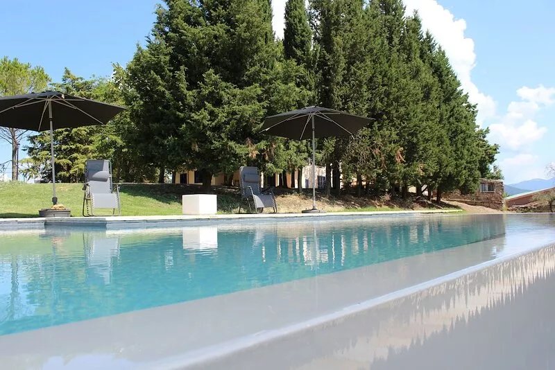 Villa Mirella between Rome, the thermal baths of Viterbo and Umbria - panoramic