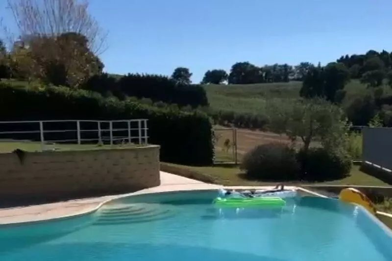 NEW!  Cottage on the hill.  With swimming pool a few km from the sea.