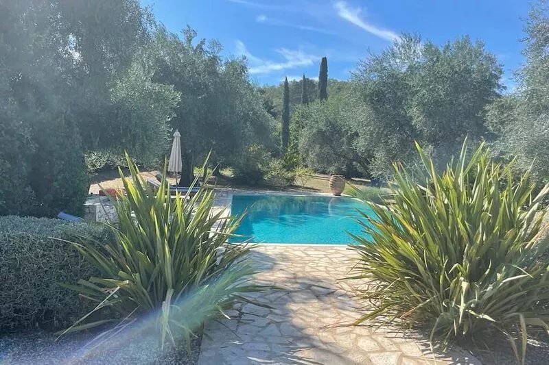 Villa with Private Pool set in a Large Garden in Avlaki near Kassiopi. EOT/MHTE
