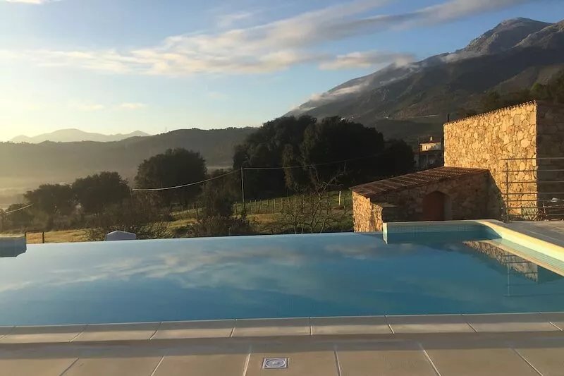 70m2 apartment on the first floor of a villa
