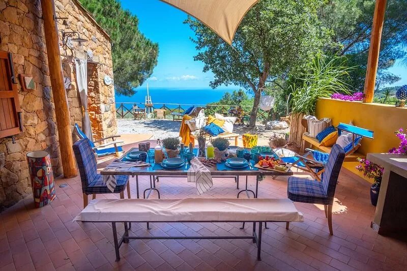 TERRE DI BEA COTTAGE BY THE SEA CEFALù ROMANTIC GATEAWAY PANORAMIC SEA VIEW